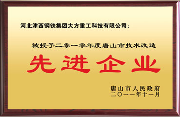 市技改先进企业